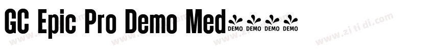GC Epic Pro Demo Med字体转换